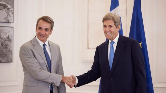 Συνάντηση Κυρ. Μητσοτάκη – Τζ. Κέρι