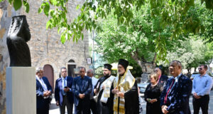Ο Αρχιεπίσκοπος Ελπιδοφόρος στην Καλλιμασιά της Χίου για το Μνημόσυνο των Χίων Πατριαρχών