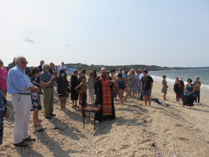 Blessing of the Long Island Sound Waters by Transfiguration Church in Mattituck