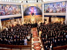 St. Nicholas Students Welcome Patriarch Theodoros II to Flushing Parish and School