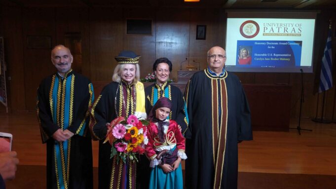 Πατρών Χρυσόστομος σε Carolyn Maloney: “Σας ευχαριστούμε γιατί αγαπάτε την Πατρίδα μας την Ελλάδα…”