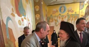 Συνάντηση Α. Κατσανιώτη με τον Οικουμενικό Πατριάρχη Βαρθολομαίο