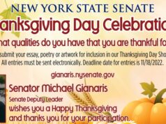 Gianaris Launches Annual Thanksgiving Creative Celebration, Deadline Nov. 18
