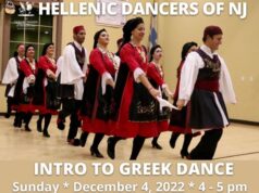 “Intro to Greek Dance Workshop” by the Hellenic Dancers of NJ on Dec. 4
