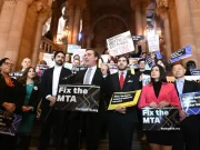 Senate Deputy Leader Gianaris, Legislators, Advocates Rally to #FixTheMTA
