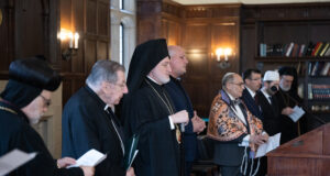 Αrchbishop Elpidophoros Leads Interfaith Prayer Service for Türkiye and Syria at Georgetown University