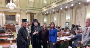 Archbishop Elpidophoros Delivers Benediction at California State Assembly