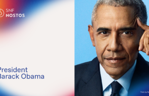 Former US President Barack Obama in Athens