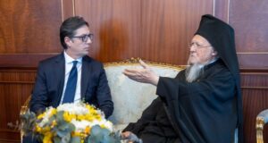 Συνάντηση του Οικουμενικού Πατριάρχη Βαρθολομαίου με τον Πρόεδρο της Βόρειας Μακεδονίας Στ. Πεντάροφσκι