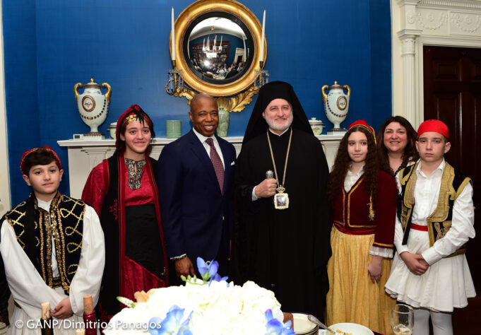 Δεξίωση του Δημάρχου Νέας Υόρκης Ερικ Ανταμς για την Εθνική Επέτειο