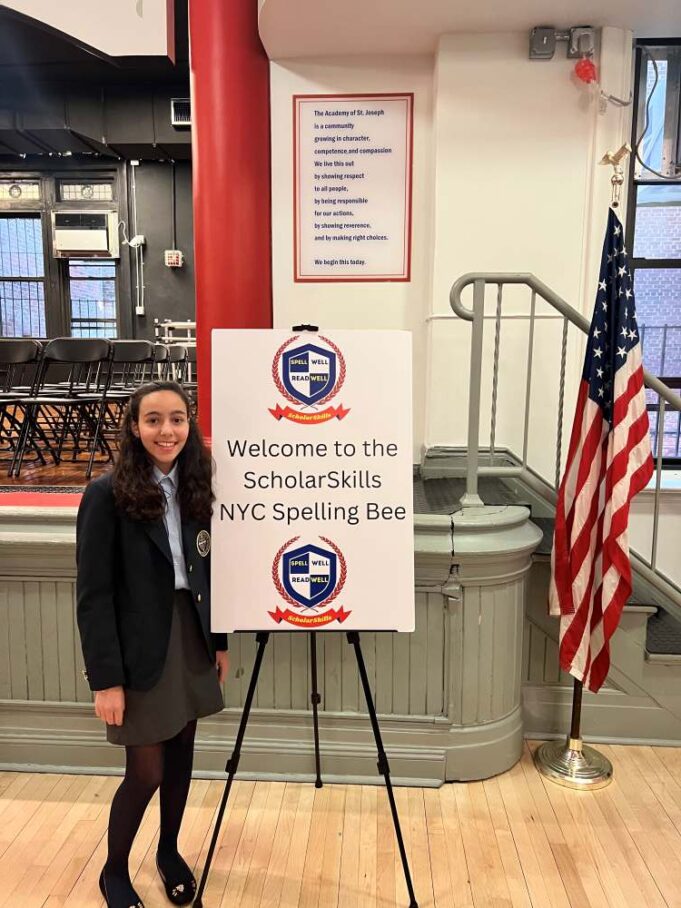 St. Demetrios Astoria School Student, Runner Up in the NYC Spelling Bee