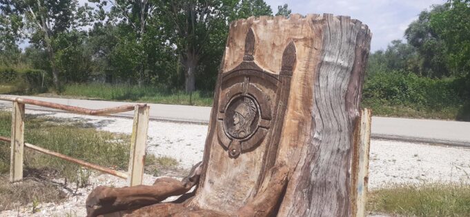 Σε έργα τέχνης μετατρέπει τα νεκρά πλατάνια, ένας ερασιτέχνης