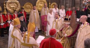 Archbishop Nikitas at the Coronation of King Charles III