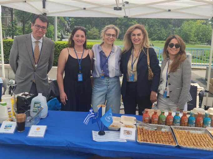 Δυναμική η παρουσία της Ελληνικής Συμμετοχής στο Διεθνές Bazaar του ΟΗΕ