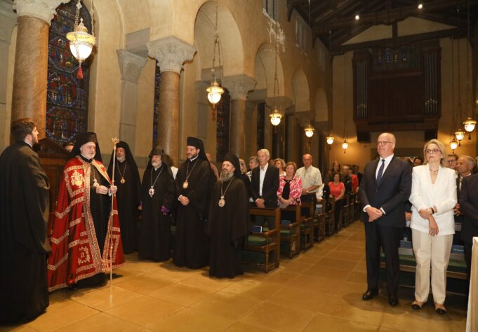 Τα ονομαστήρια του Οικουμενικού Πατριάρχη στον Επισκοπελιανό Ναό του Αγίου Βαρθολομαίου στο Μανχάτταν