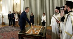 Ο Κυριάκος Μητσοτάκης ορκίστηκε για δεύτερη φορά πρωθυπουργός