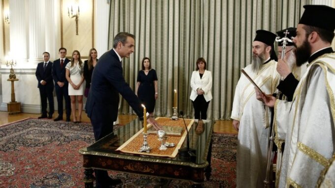 Ο Κυριάκος Μητσοτάκης ορκίστηκε για δεύτερη φορά πρωθυπουργός