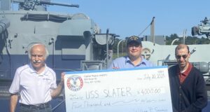 Capital Region AHEPA Donates to the USS Slater