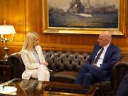 Με την Πρόεδρο της Βουλής της Κύπρου συναντήθηκε ο Ν. Δένδιας