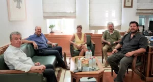 Συνάντηση του Περιφερειάρχη Κρήτης με την Πρόεδρο της Παγκρητικής