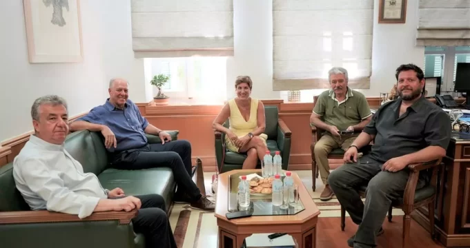 Συνάντηση του Περιφερειάρχη Κρήτης με την Πρόεδρο της Παγκρητικής