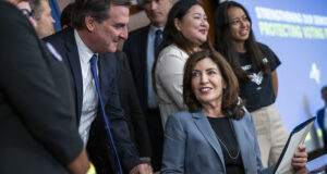 Gianaris Joins Gov. Hochul to Enact Early Vote by Mail Legislation