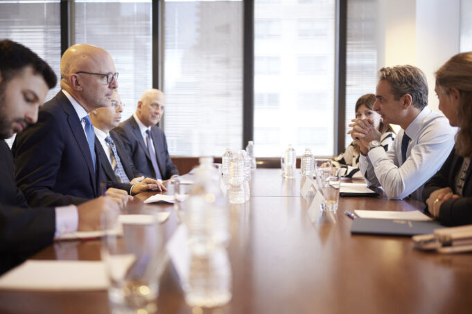 Συνάντηση Κ. Μητσοτάκη με ηγεσίες AJC και AIPAC