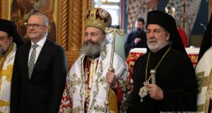 O Πρωθυπουργός της Αυστραλίας στη Θεία Λειτουργία επί τη λήξει της 12ης Κληρικολαϊκης Συνελεύσεως