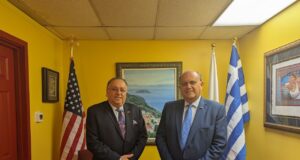 AHEPA Supreme President Savas Tsivicos Visits Hellenic House