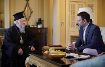 Με τον Οικουμενικό Πατριάρχη συναντήθηκε ο Στ. Κασσελάκης