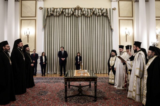 Στην Πρόεδρο της Δημοκρατίας οι Μητροπολίτες Θεσσαλονίκης, Παραμυθίας και Φλωρίνης