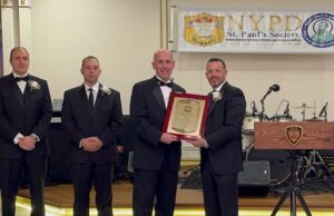 Anastasios Manaris, M.D. named Hellene of the Year by the NYPD St. Paul’s Society