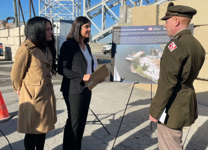 Malliotakis, U.S. Army Corps Break Ground on North Shore Remediation Project