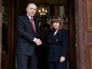 Συνάντηση Σακελλαροπούλου –Ερντογάν: “Σημαντική η διατήρηση του θετικού κλίματος”