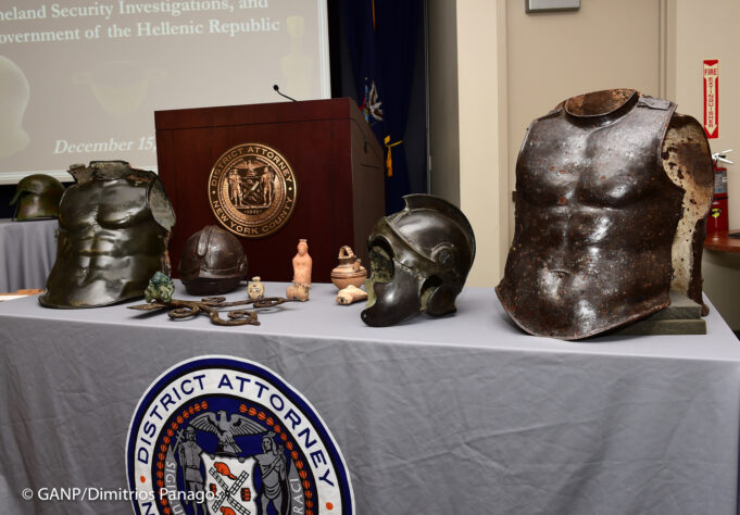 Επαναπατρίζονται 30 αρχαιότητες από τη Νέα Υόρκη