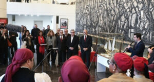 Tsakonian’ carols performed to KKE leader by Pan Arcadian Federation of Greece