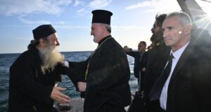 Archbishop Elpidophoros arrives at Mt Athos for four-day visit