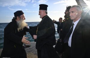 Archbishop Elpidophoros arrives at Mt Athos for four-day visit