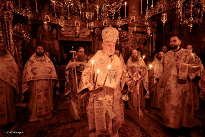 Συνεχίζεται η επίσκεψη του Αρχιεπισκόπου Ελπιδοφόρου στο Αγιον Ορος