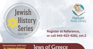 “Jews of Greece” documentary to be broadcasted by Nanuet Public Library