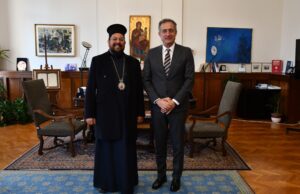 Συνάντηση του ΥΜΑ-Θ με τον Μητροπολίτη Μπουένος Άιρες και Νοτίου Αμερικής