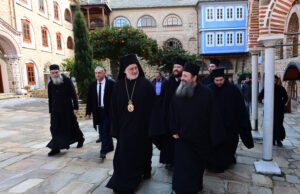 Ολοκληρώθηκε η επίσκεψη του Aρχιεπισκόπου Αμερικής στον Άθωνα