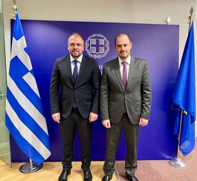 Συνάντηση Φίλιππου Φόρτωμα με τον Υφυπουργό Εξωτερικών Γιώργο Κώτσηρα