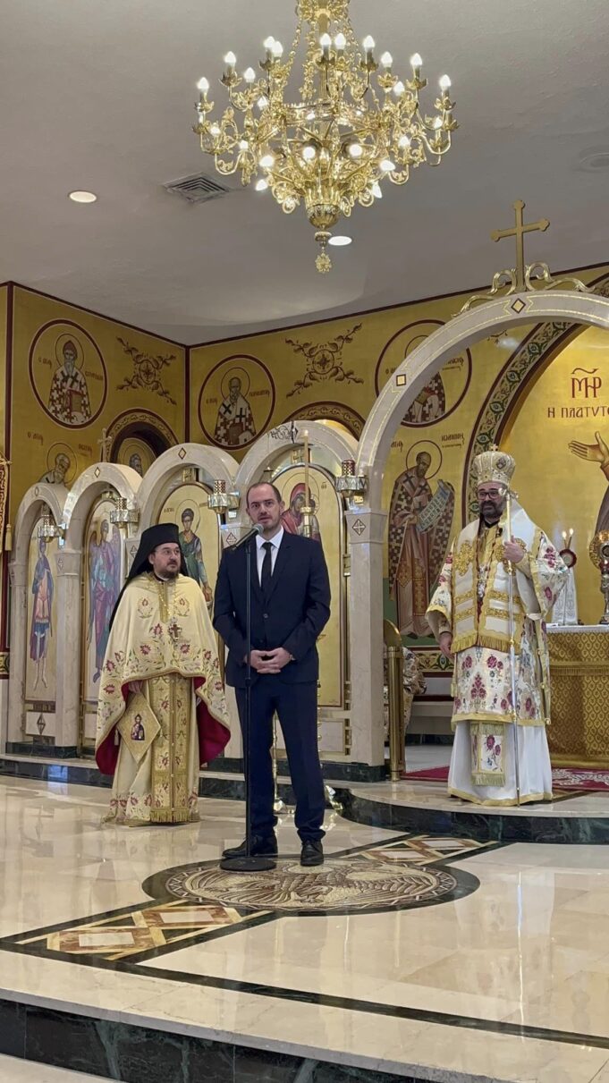 Στον Άγιο Δημήτριο στο Elmhurst ο Υφ.Εξωτερικών, Γιώργος Κώτσηρας