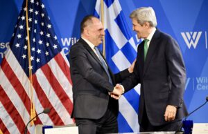 Η «γαλάζια οικονομία» στο επίκεντρο της συζήτησης Γ. Γεραπετρίτη-Τζον Κέρι στο «Wilson Institute»