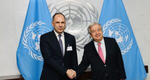 Greek Foreign Minister meets UN Secretary-General António Guterres