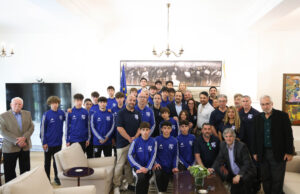 Ο Πρόεδρος Χριστοδουλίδης δέχθηκε την εφηβική ομάδα των Ελευθερίων – Παγκυπρίου της Νέας Υόρκης
