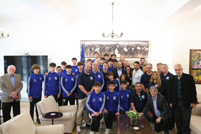 Ο Πρόεδρος Χριστοδουλίδης δέχθηκε την εφηβική ομάδα των Ελευθερίων – Παγκυπρίου της Νέας Υόρκης