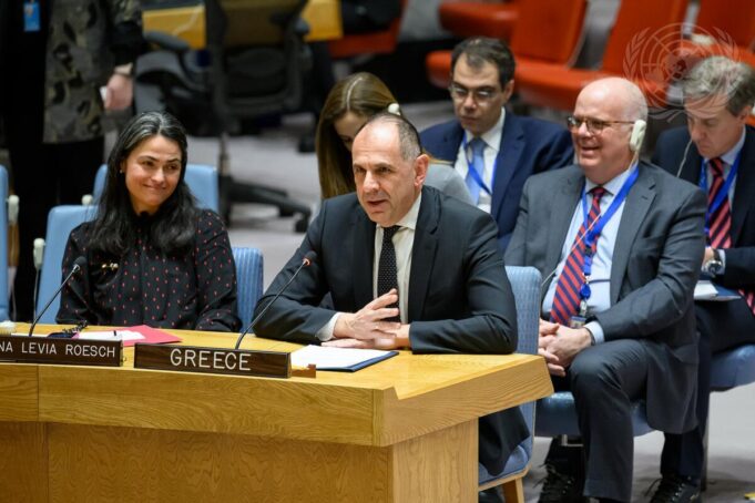 FM Gerapetritis at UN: The world needs global solidarity and intergenerational sustainability