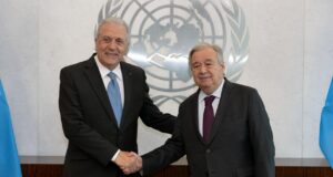 Συνάντηση Αβραμόπουλου -Guterres στον ΟΗΕ